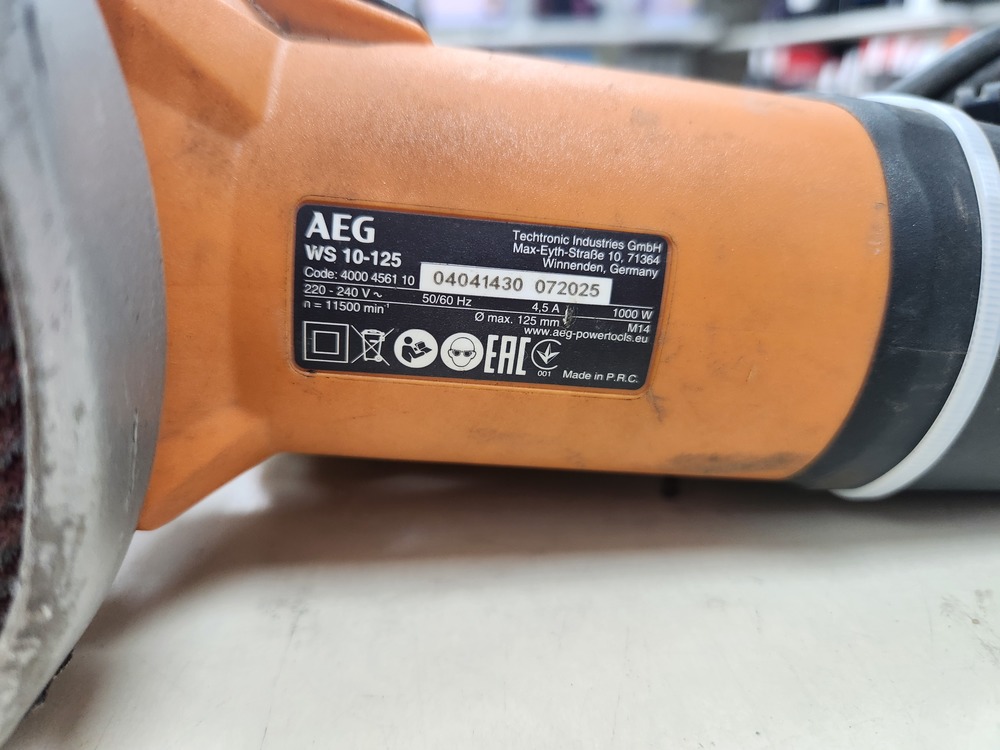 Угловая шлифмашина AEG WS 10-125