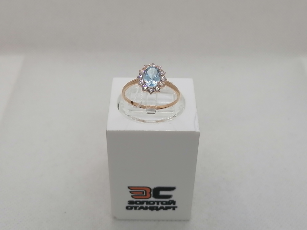 КОЛКМИ585 КОЛЬЦО С КАМНЯМИ (Au 585)