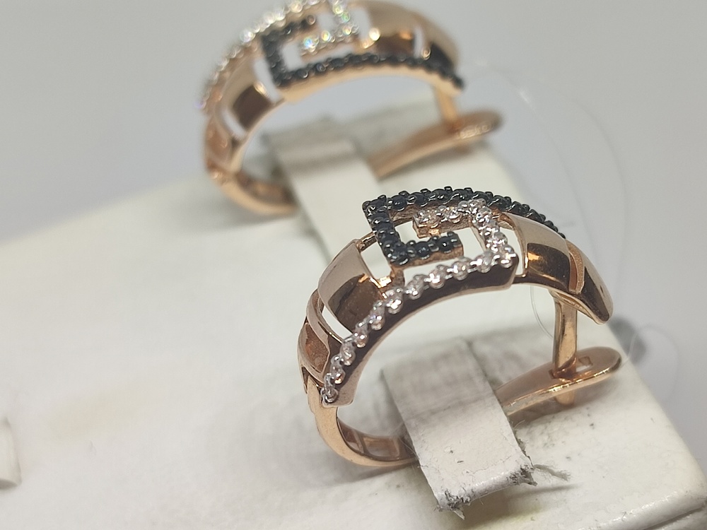 СЕРЬГИ С КАМНЯМИ (Au 585)