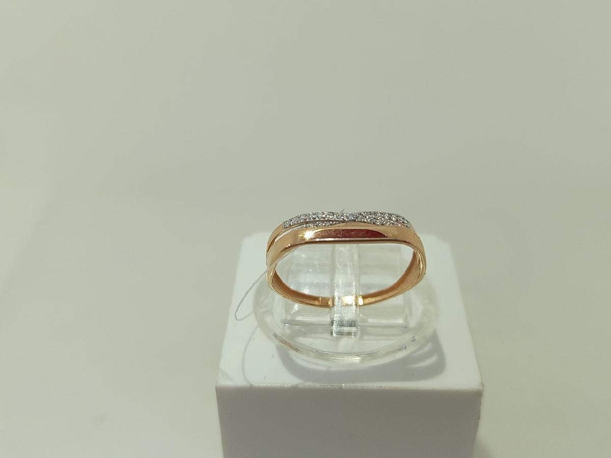 К13216200 КОЛЬЦО С КАМНЯМИ (Au 585)