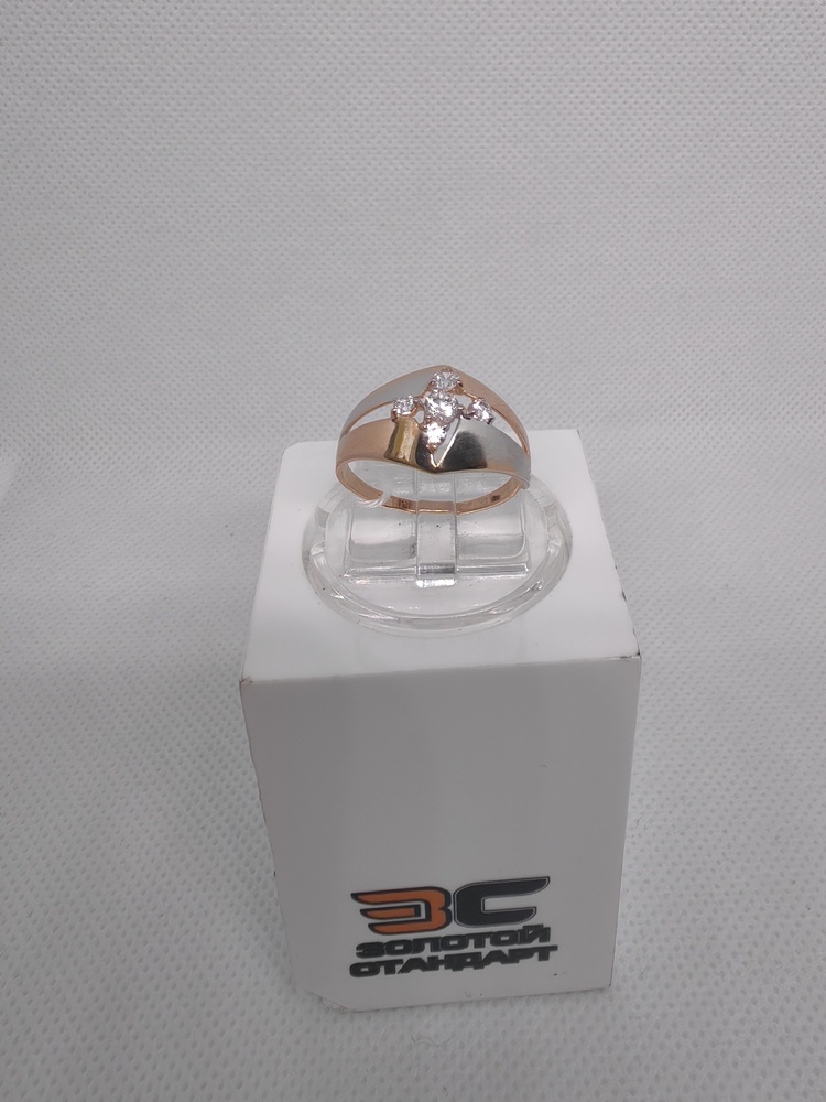 КОЛКМИ585 КОЛЬЦО С КАМНЯМИ (Au 585)