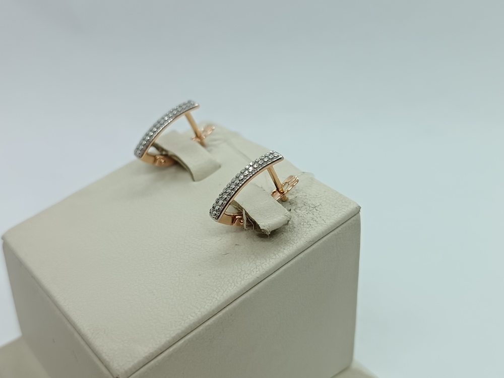 СЕРЬГИ БЕЗ КАМНЯ (Au 585)