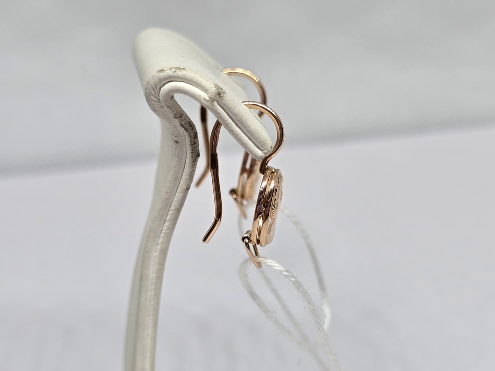 СБКМ585 СЕРЬГИ БЕЗ КАМНЯ (Au 585)