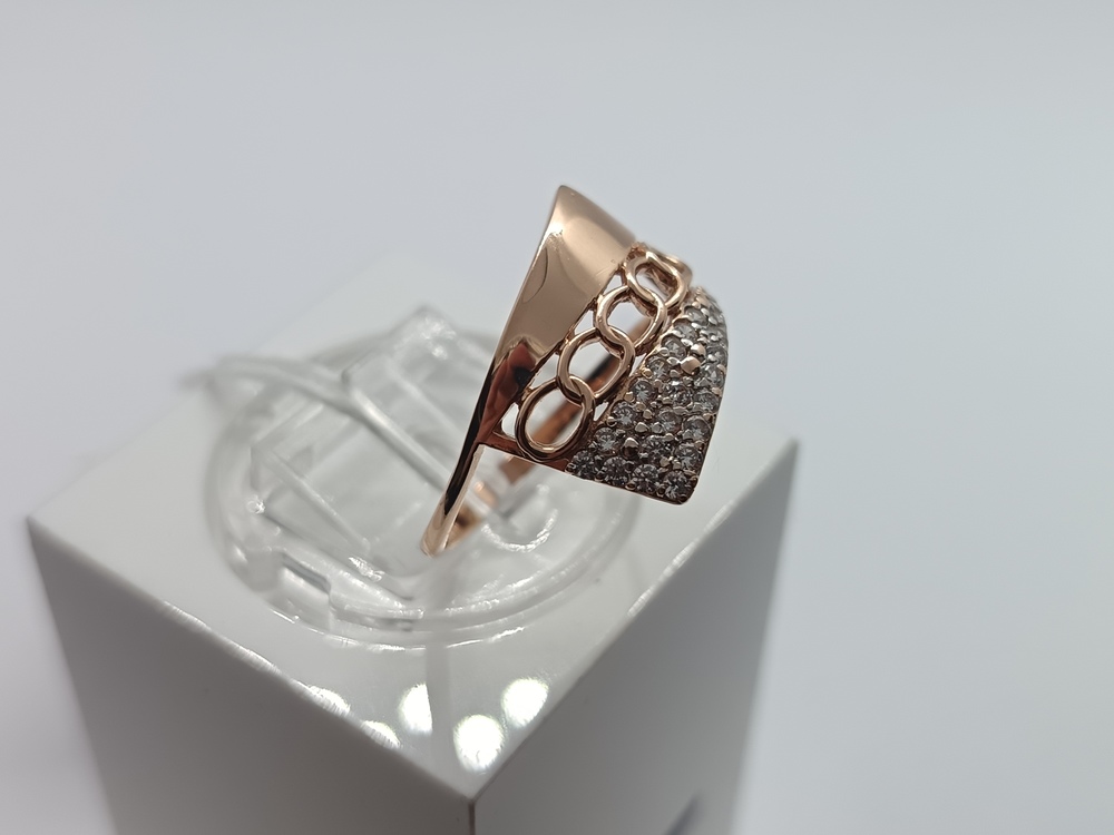 КОЛКМИ585 КОЛЬЦО С КАМНЯМИ (Au 585)