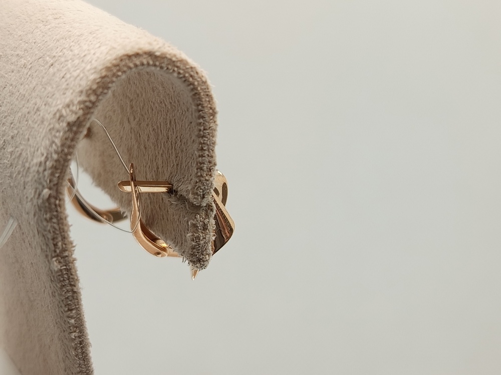 СЕРЬГИ БЕЗ КАМНЯ (Au 585)