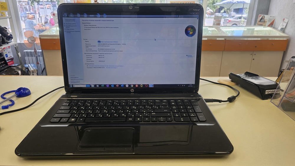 Ноутбук HP G7-2053er; A10-4600M, Radeon HD 7600G, 6 Гб, Нет, 750 Гб