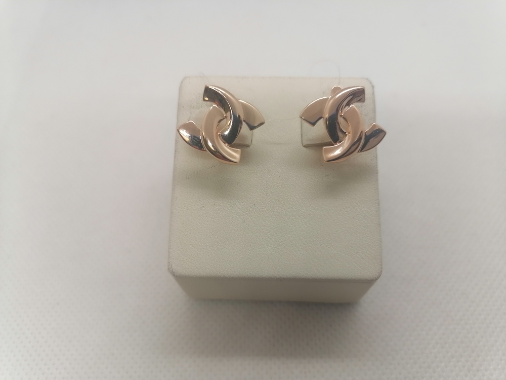 СЕРЬГИ БЕЗ КАМНЯ (Au 585)