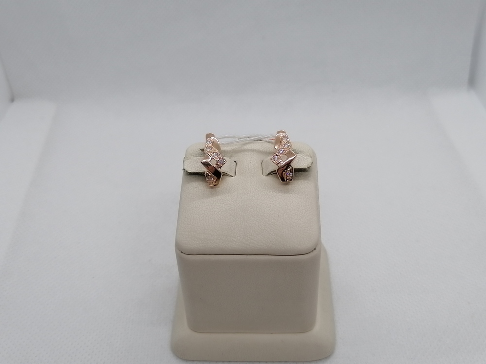 СЕРЬГИ С КАМНЯМИ (Au 585)