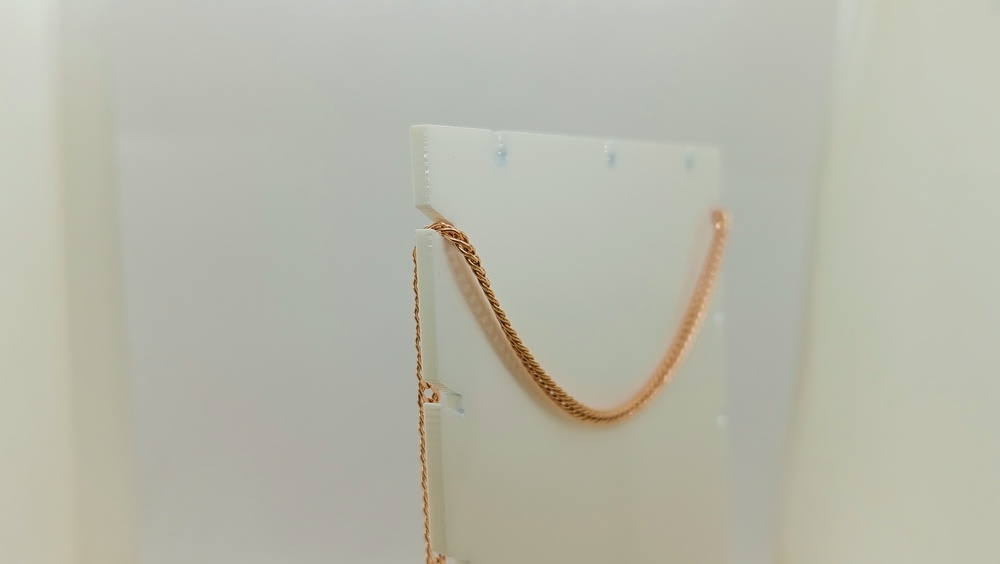 ЦЕПЬ ПУСТОТЕЛАЯ Ромб двойной (Au 585)