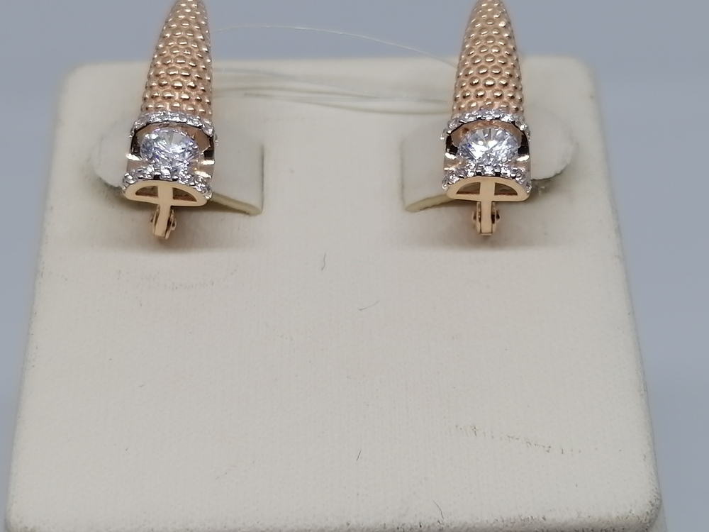 СЕРЬГИ С КАМНЯМИ (Au 585)