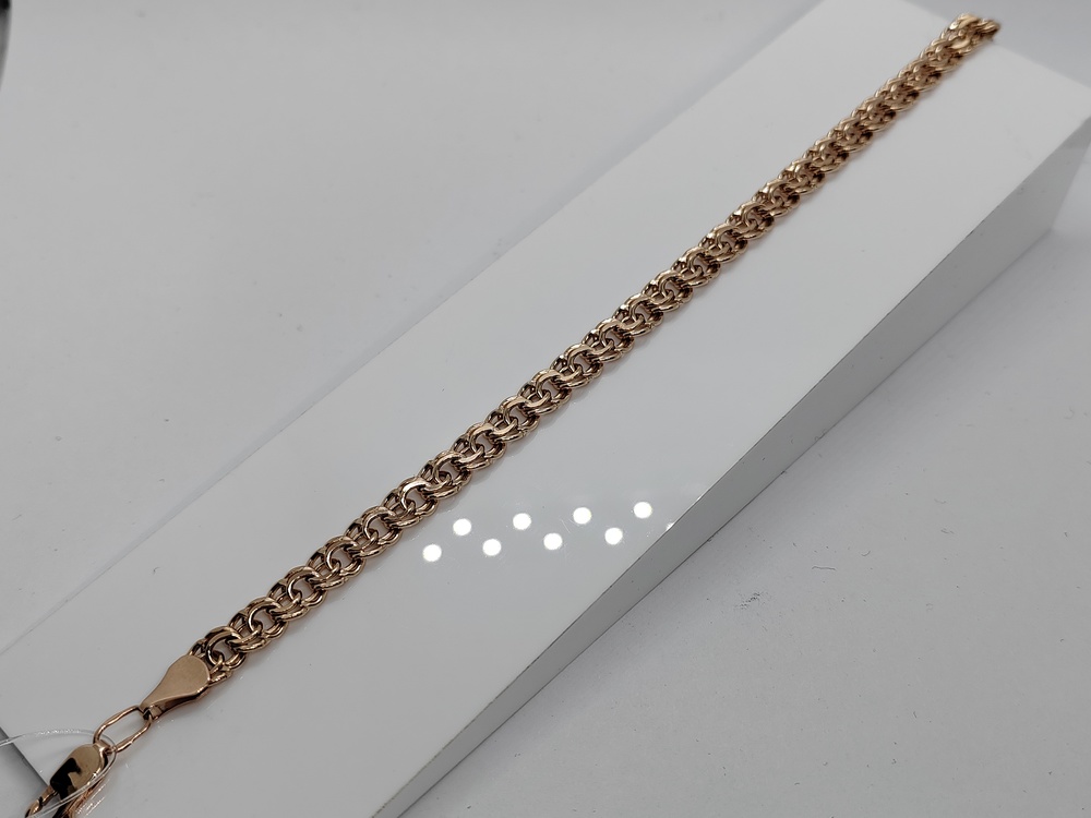 670009025 БРАСЛЕТ ПУСТОТЕЛЫЙ Бисмарк (Au 585)