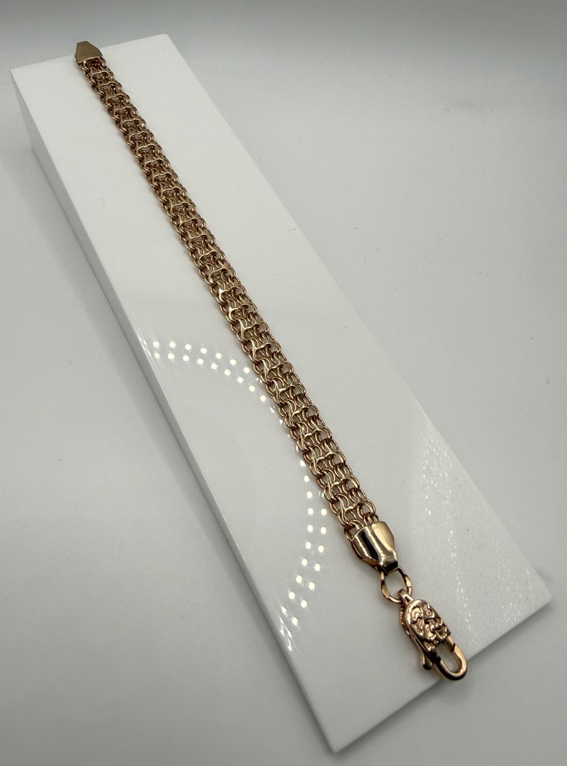 БРАСЛЕТ ПОЛНОВЕСНЫЙ Рамзес (Au 585)