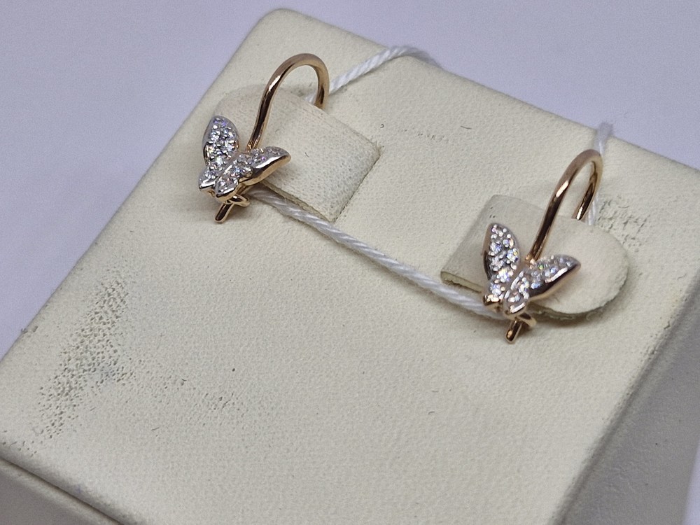 СЕРЬГИ С КАМНЯМИ (Au 585)