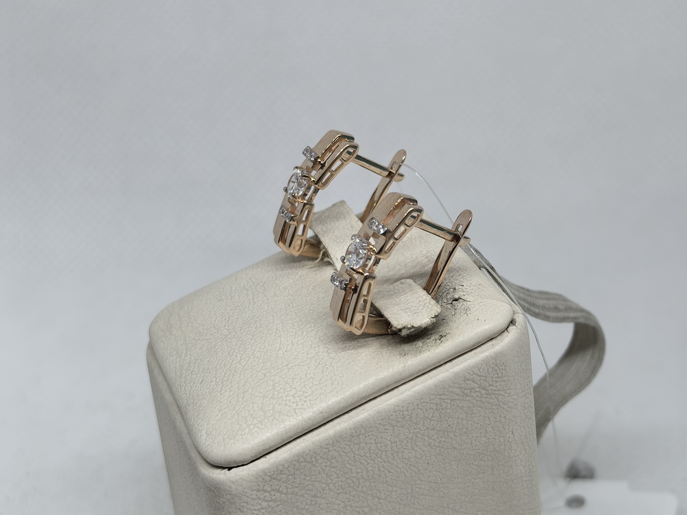 СЕРЬГИ С КАМНЯМИ (Au 585)