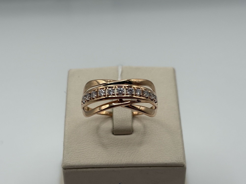 КОЛКМИ585 КОЛЬЦО С КАМНЯМИ (Au 585)