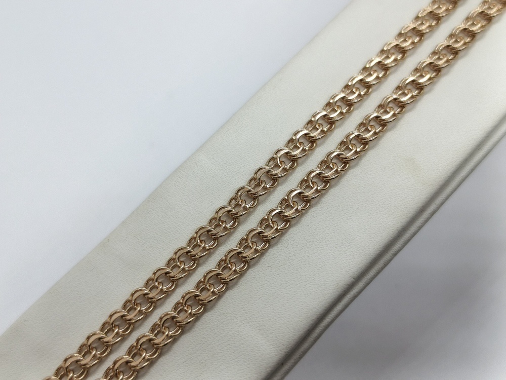 ЦЕПЬ ПОЛНОВЕСНАЯ Бисмарк (Au 585)