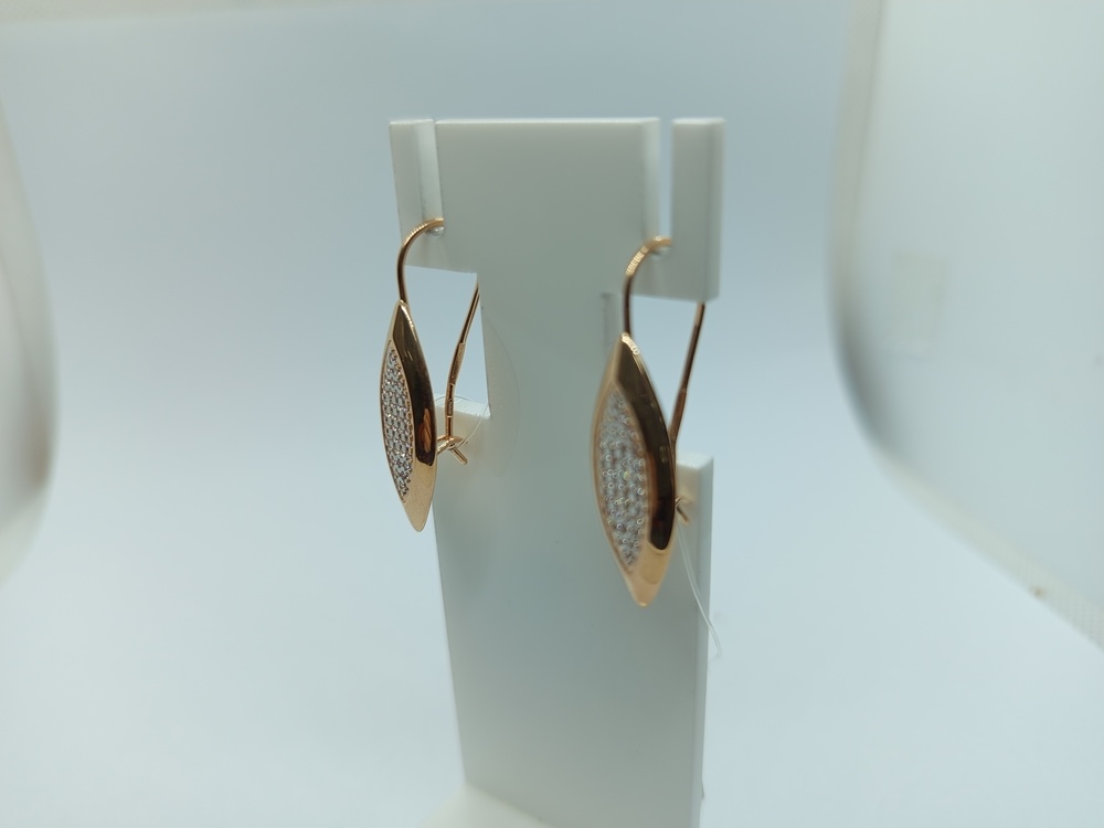 21049 СЕРЬГИ С КАМНЯМИ (Au 585)