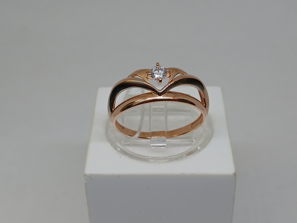 КОЛЬЦО С КАМНЕМ (Au 585)