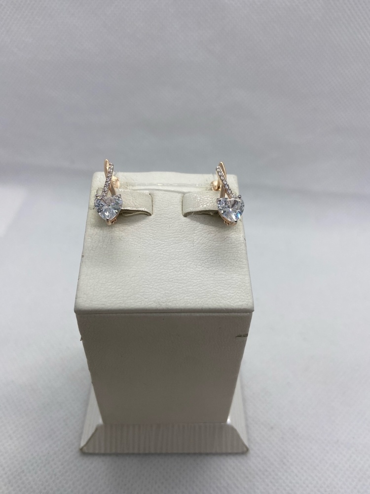 СЕРЬГИ С КАМНЯМИ (Au 585)