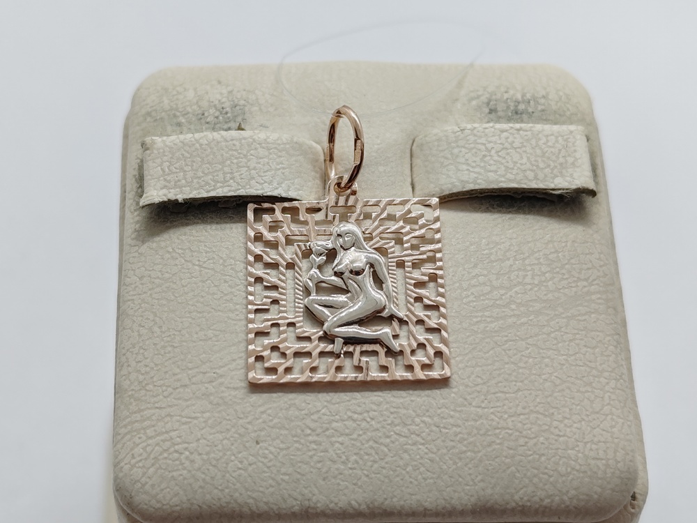 ПОДВЕСКА ЗНАК ЗОДИАКА ДЕВА (Au 585)