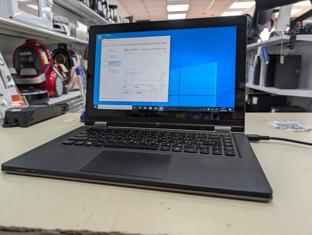 Ноутбук Lenovo IdeaPad Yoga 13; Core i5-3337U, Intel HD Graphics 4000, 4 Гб, 120 Гб, Нет
