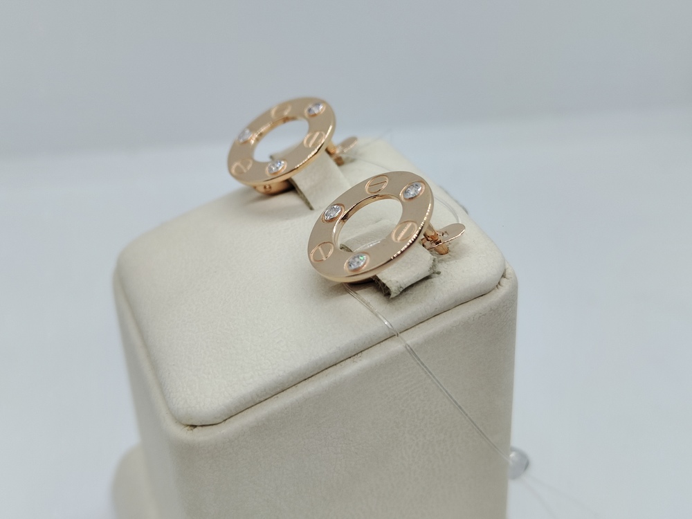 СЕРЬГИ С КАМНЯМИ (Au 585)