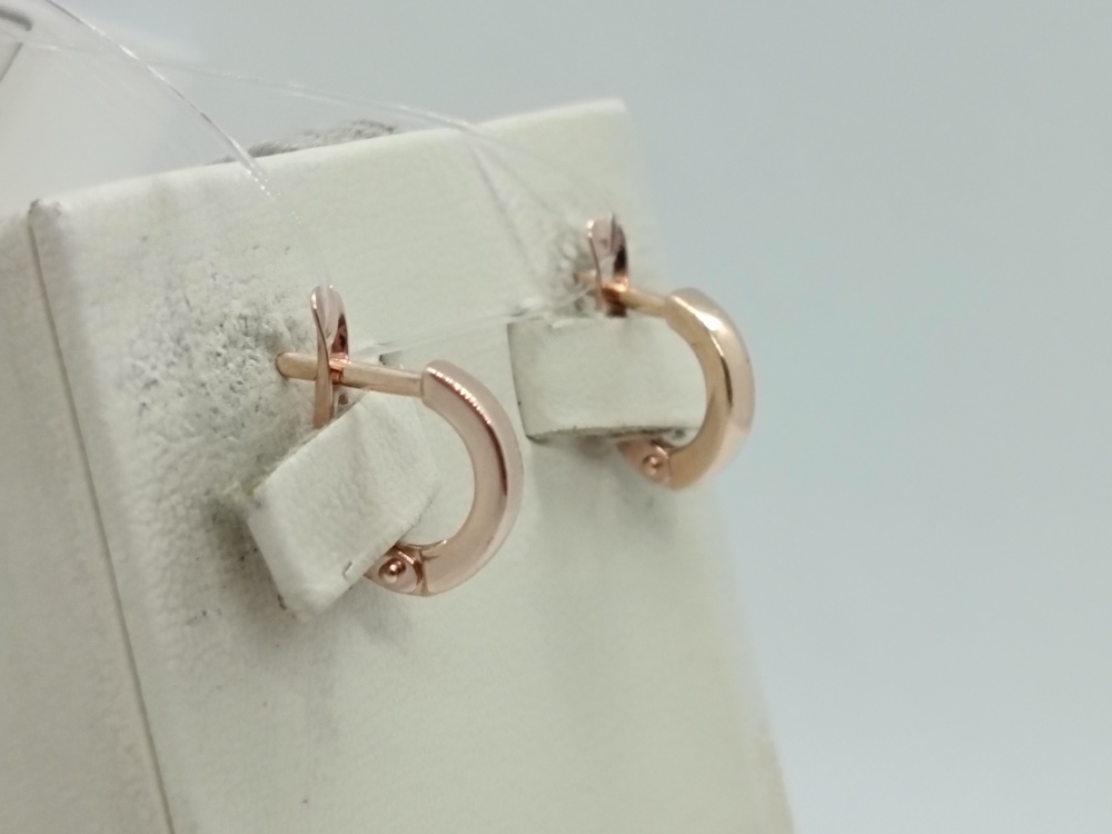 СЕРЬГИ БЕЗ КАМНЯ (Au 585)