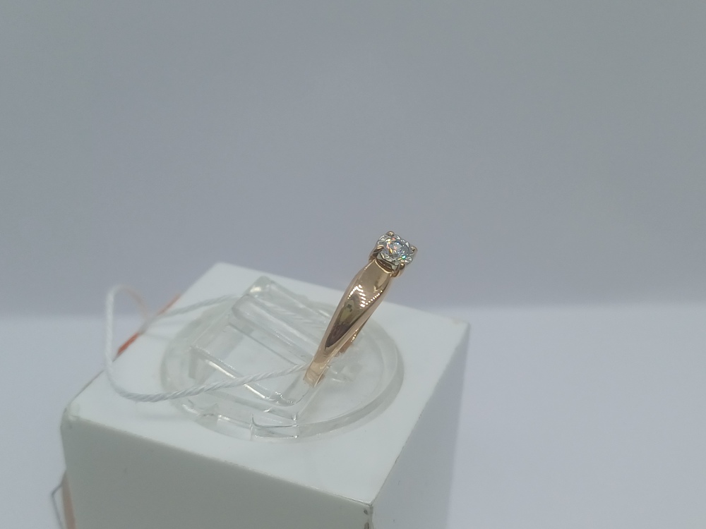 КОЛКМ585 КОЛЬЦО С КАМНЕМ (Au 585)