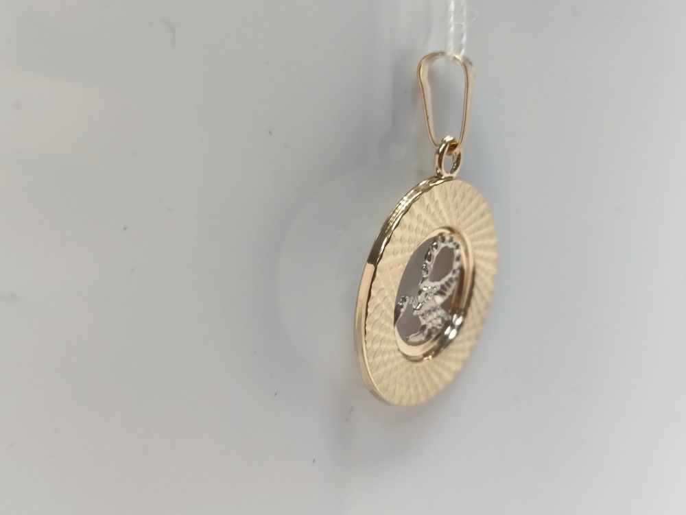 ПОДВЕСКА ЗНАК ЗОДИАКА СКОРПИОН (Au 585)