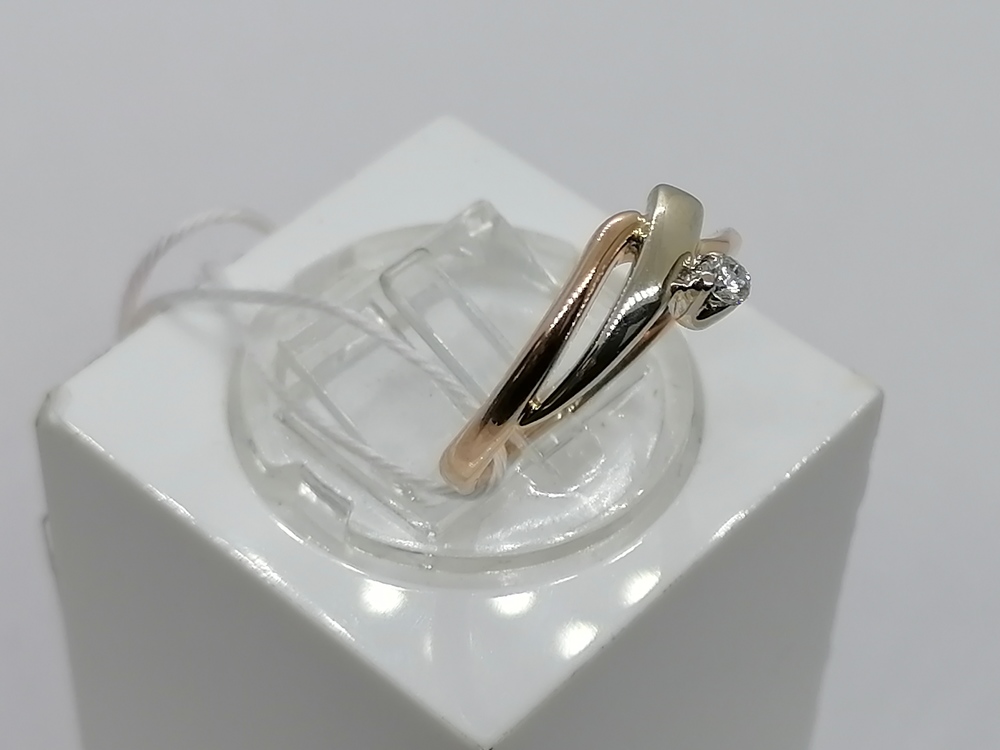 КОЛЬЦО БРИЛЛИАНТ Au 585