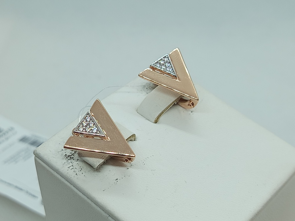 01-217432 СЕРЬГИ С КАМНЯМИ (Au 585)