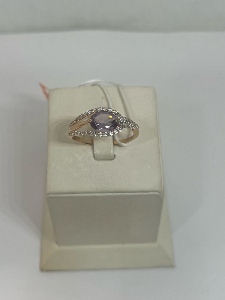 КОЛКМИ585 КОЛЬЦО С КАМНЯМИ (Au 585)