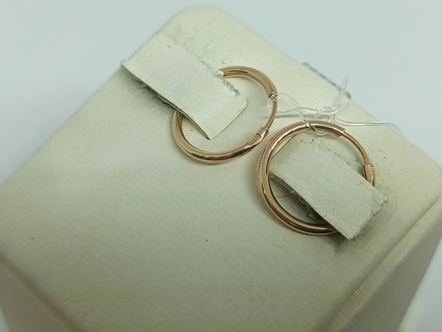 СЕРЬГИ КОНГО без камня (Au 585)