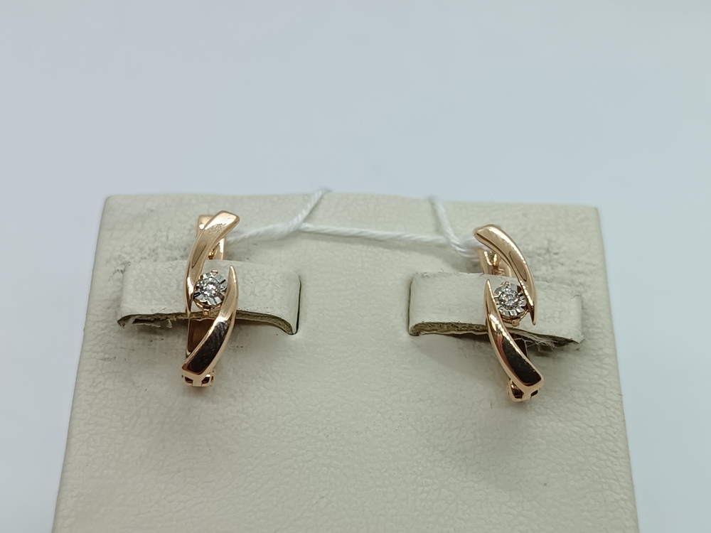 СЕРЬГИ БРИЛЛИАНТ (Au 585)