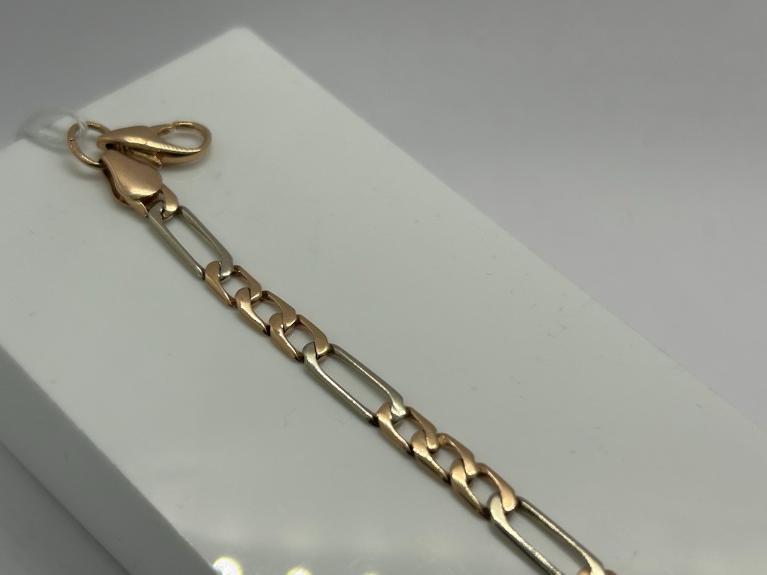 БРАСЛЕТ ПОЛНОВЕСНЫЙ Фигаро(картье) Au 585