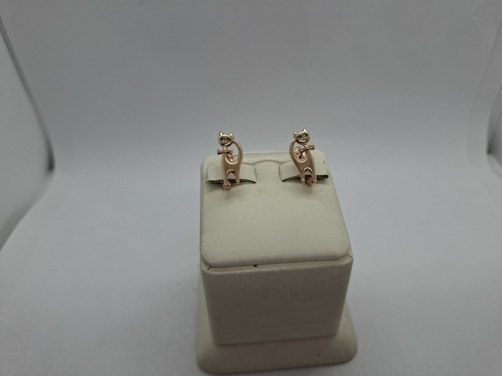 СЕРЬГИ С КАМНЯМИ (Au 585)