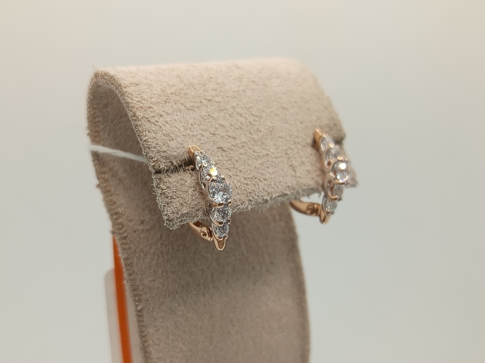 СЕРЬГИ С КАМНЯМИ (Au 585)