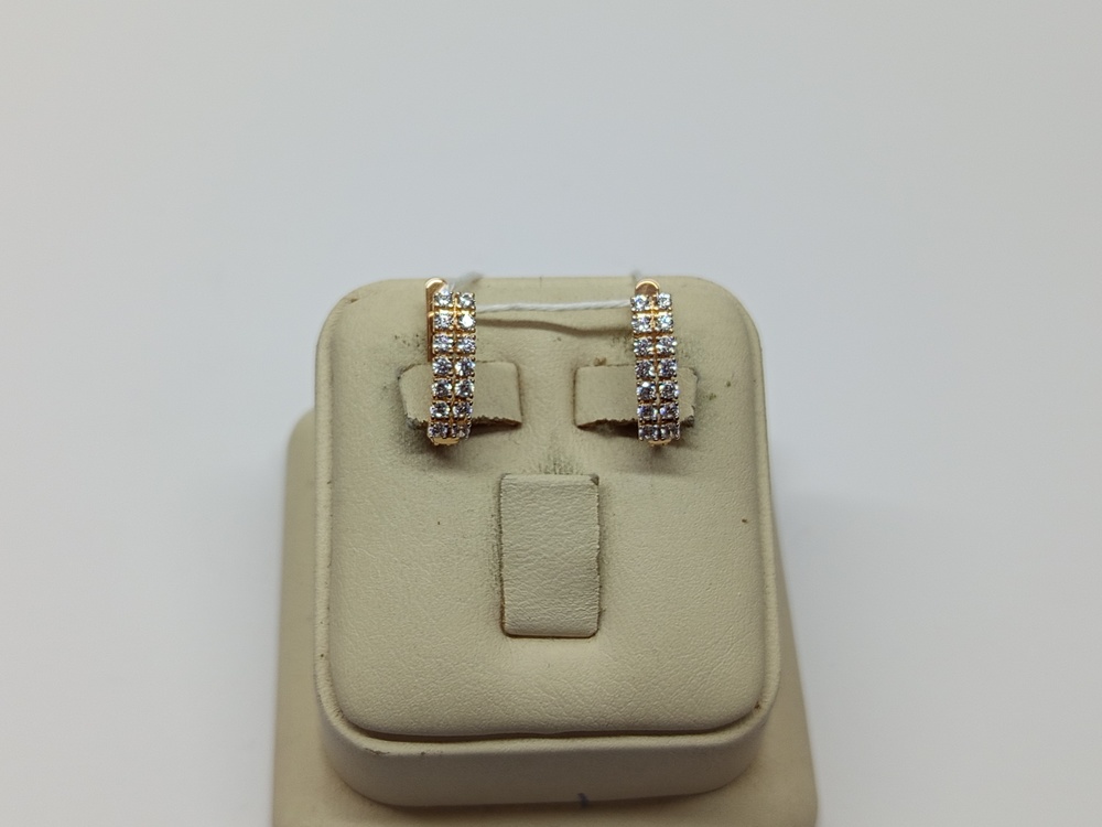 СЕРЬГИ С КАМНЯМИ (Au 585)