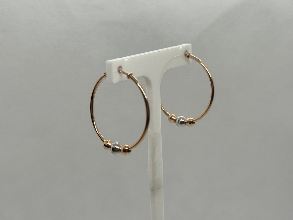 СЕРЬГИ КОНГО без камня (Au 585)