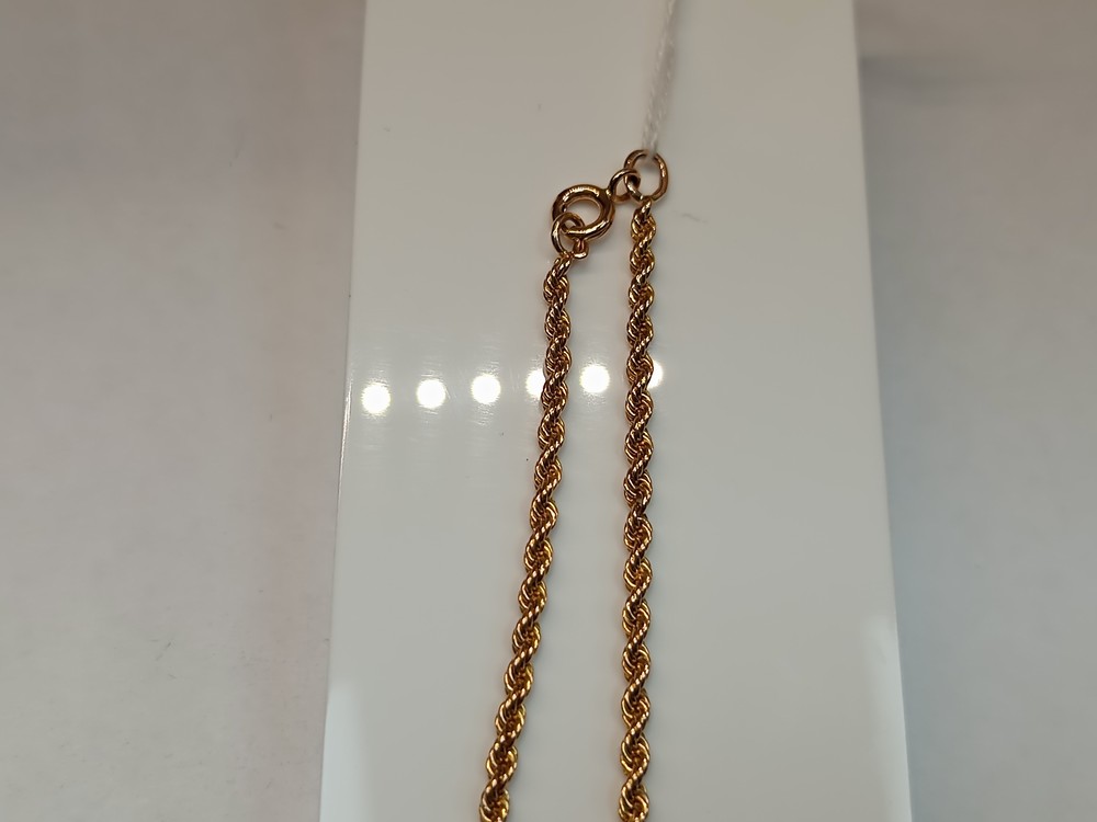 ЦЛВР585 ЦЕПЬ ПОЛНОВЕСНАЯ Веревка (Au 585)