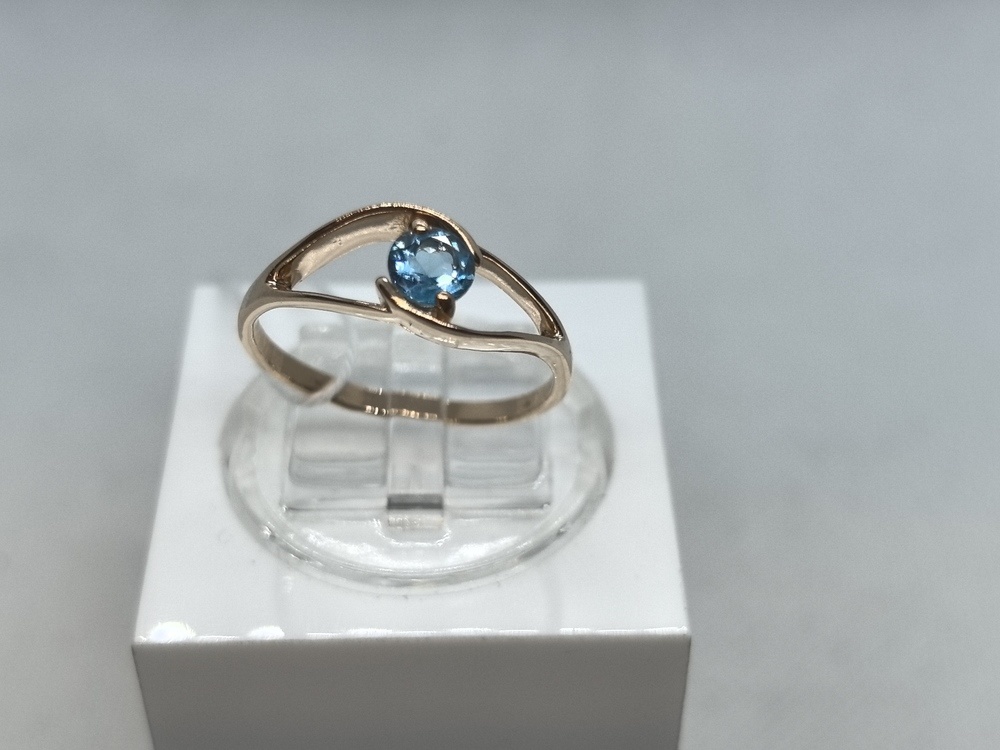 КОЛКМ585 КОЛЬЦО С КАМНЕМ (Au 585)