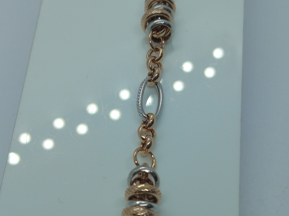 Т-26115 БРАСЛЕТ ФАНТАЗИЯ без камня (Au 585)