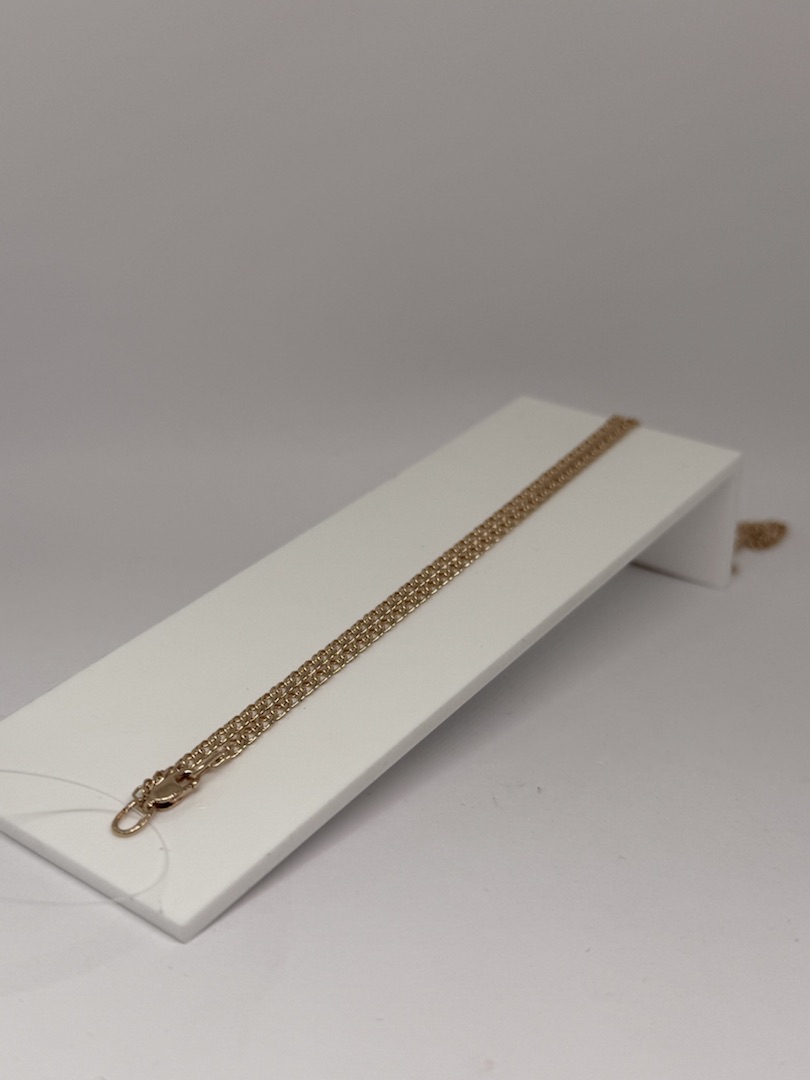 ЦЕПЬ ПОЛНОВЕСНАЯ Ромб двойной (Au 585)