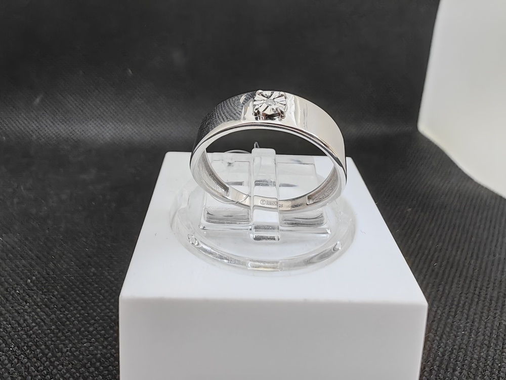 КОЛЬЦО БРИЛЛИАНТ (Ag 925)