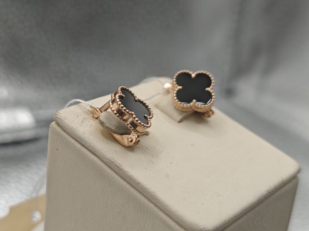СЕРЬГИ ОНИКС (Au 585)