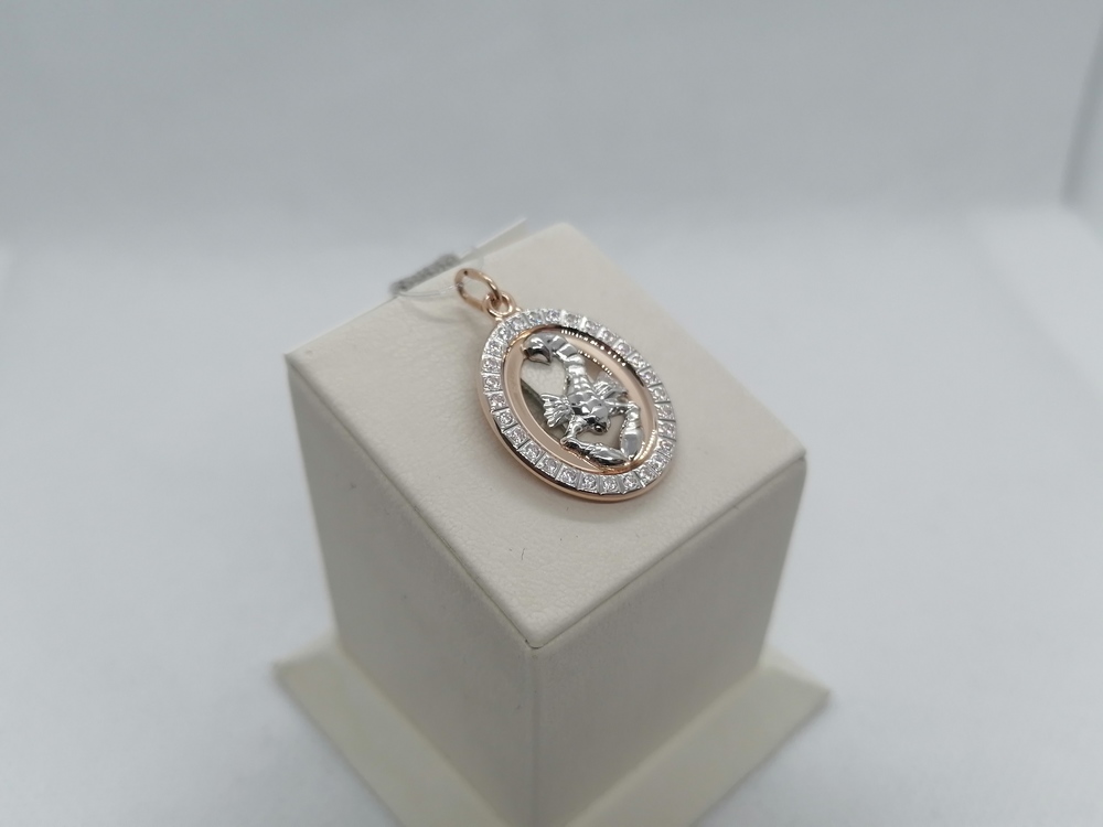 ПОДВЕСКА ЗНАК ЗОДИАКА СКОРПИОН (Au 585)