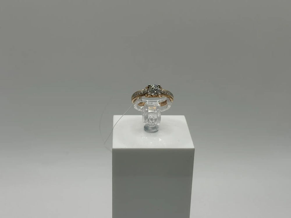 КОЛЬЦО С КАМНЯМИ (Au 585)