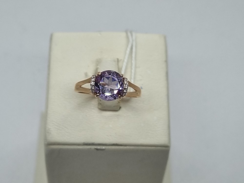 КОЛКМИ585 КОЛЬЦО С КАМНЯМИ (Au 585)