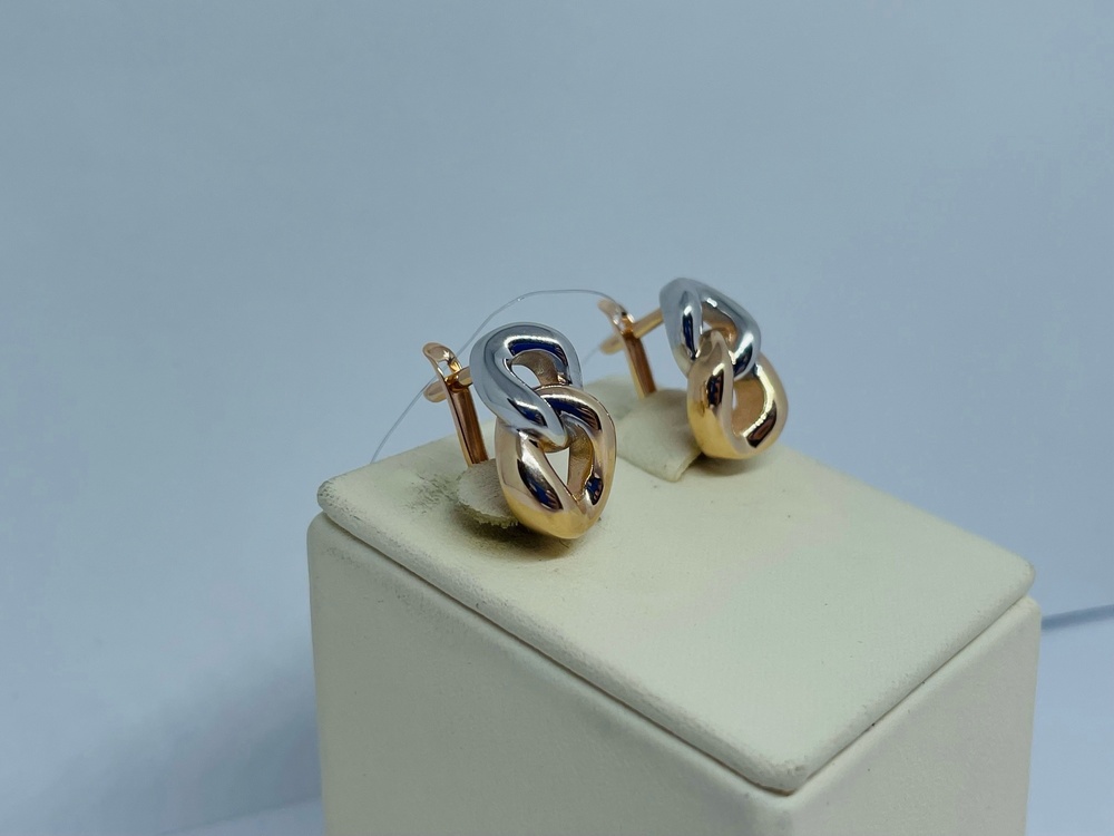 СЕРЬГИ БЕЗ КАМНЯ (Au 585)