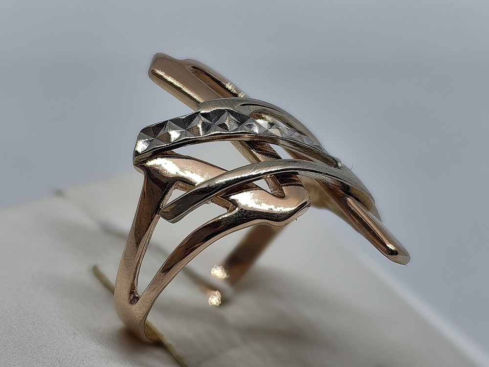 КОЛБКМ585 КОЛЬЦО БЕЗ КАМНЯ (Au 585)